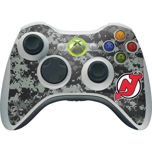 NHL New Jersey Devils Camo Xbox 360 Wireless Controller Skin