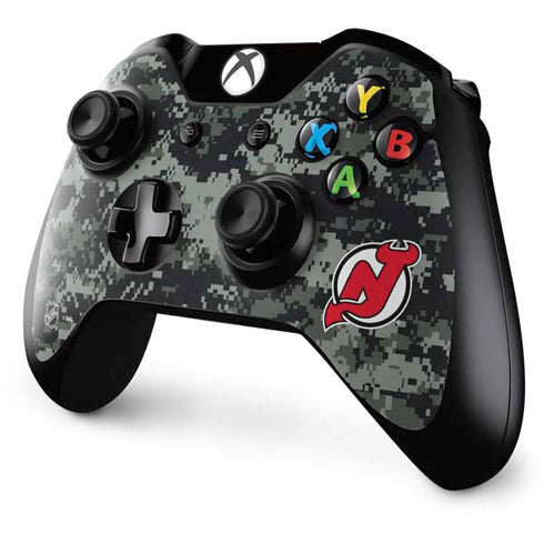 NHL New Jersey Devils Camo Xbox One Controller Skin
