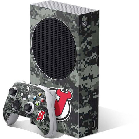 NHL New Jersey Devils Camo Xbox Series S Bundle Skin
