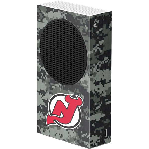 NHL New Jersey Devils Camo Xbox Series S Console Skin