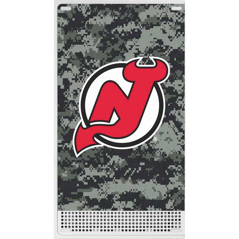 NHL New Jersey Devils Camo Xbox Series S Console Skin