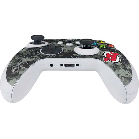 NHL New Jersey Devils Camo Xbox Series S Controller Skin