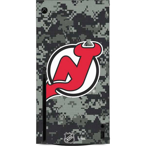 NHL New Jersey Devils Camo Xbox Series X Console Skin