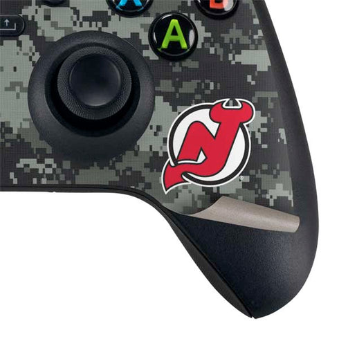 NHL New Jersey Devils Camo Xbox Series X Controller Skin
