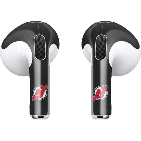 NHL New Jersey Devils Distressed Apple AirPods (3rd Gen 2021) Skin