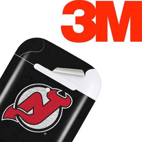 NHL New Jersey Devils Distressed Apple AirPods Skin