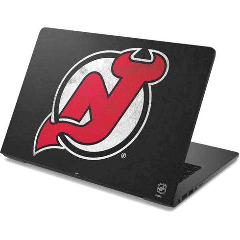 NHL New Jersey Devils Distressed Dell Chromebook Skin
