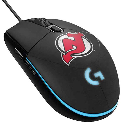 NHL New Jersey Devils Distressed G203 Prodigy RGB Wired Gaming Mouse Skin