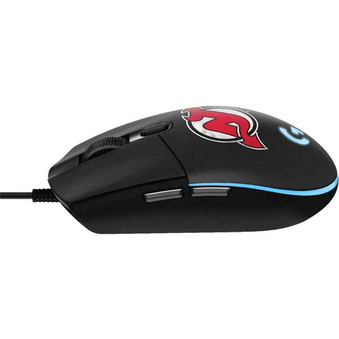 NHL New Jersey Devils Distressed G203 Prodigy RGB Wired Gaming Mouse Skin