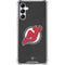 NHL New Jersey Devils Distressed Galaxy A14 5G Clear Case