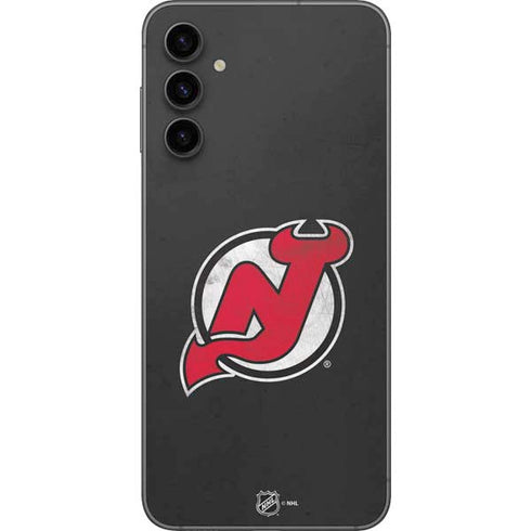 NHL New Jersey Devils Distressed Galaxy A14 5G Skin