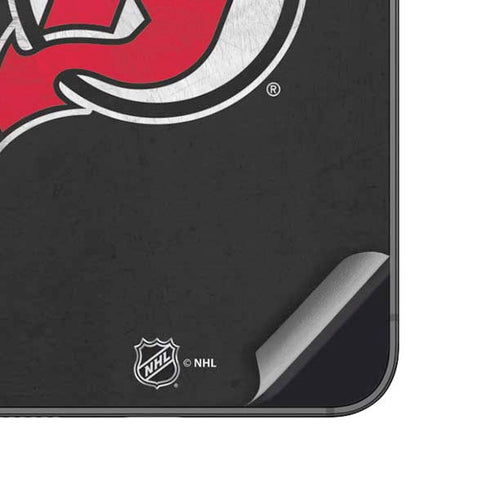 NHL New Jersey Devils Distressed Galaxy A14 5G Skin