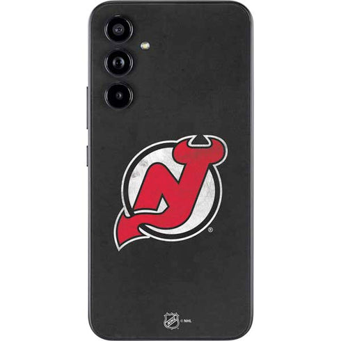 NHL New Jersey Devils Distressed Galaxy A54 5G Skin