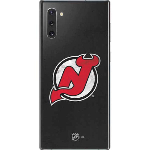 NHL New Jersey Devils Distressed Galaxy Note 10 Skin