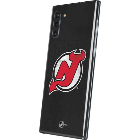 NHL New Jersey Devils Distressed Galaxy Note 10 Skin