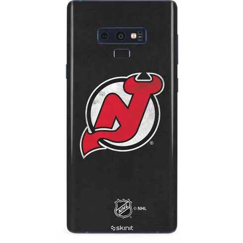 NHL New Jersey Devils Distressed Galaxy Note 9 Skin