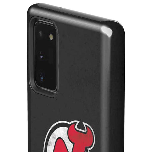 NHL New Jersey Devils Distressed Galaxy Note20 5G Pro Case