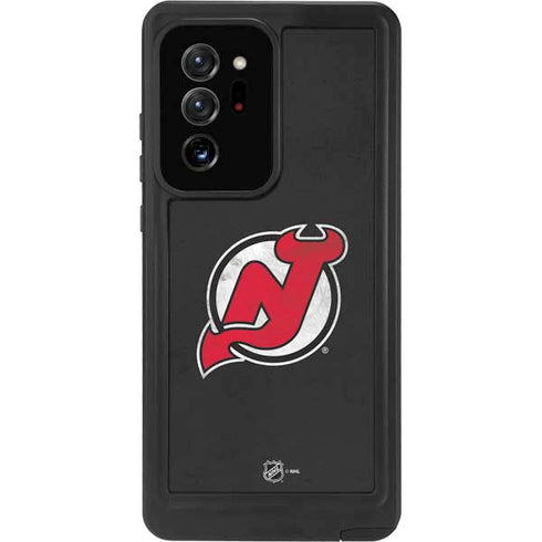 NHL New Jersey Devils Distressed Galaxy Note20 Ultra 5G Waterproof Case