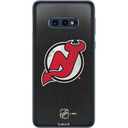 NHL New Jersey Devils Distressed Galaxy S10e Skin