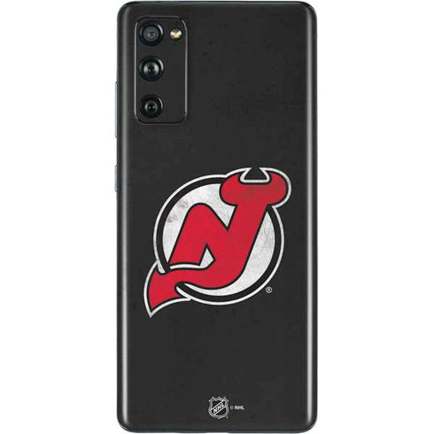 NHL New Jersey Devils Distressed Galaxy S20 Fan Edition Skin