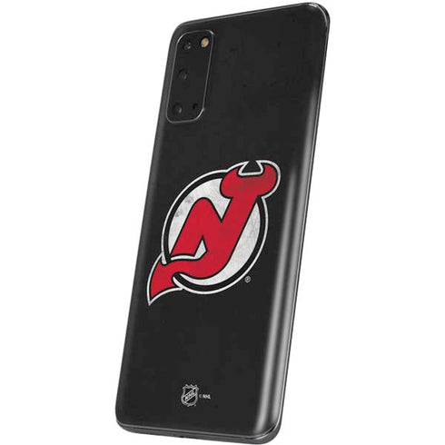 NHL New Jersey Devils Distressed Galaxy S20 Skin