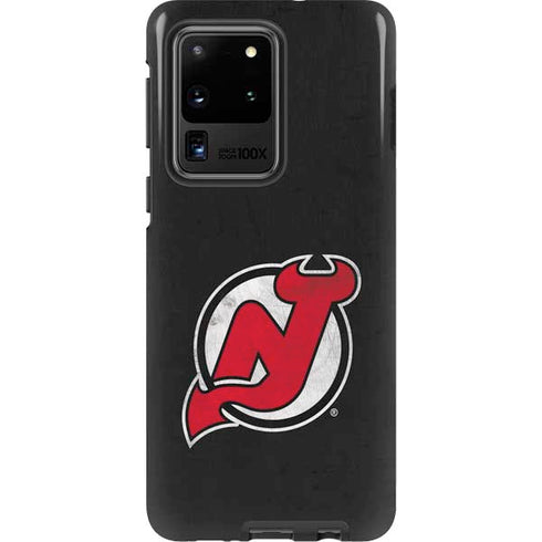 NHL New Jersey Devils Distressed Galaxy S20 Ultra 5G Pro Case