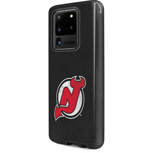 NHL New Jersey Devils Distressed Galaxy S20 Ultra 5G Pro Case