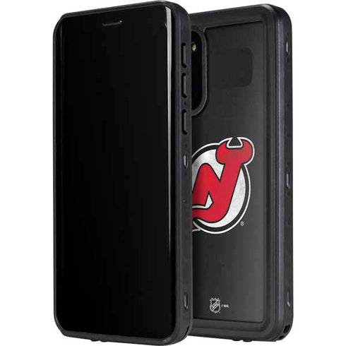 NHL New Jersey Devils Distressed Galaxy S20 Waterproof Case