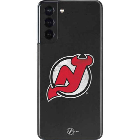 NHL New Jersey Devils Distressed Galaxy S21 5G Skin