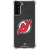 NHL New Jersey Devils Distressed Galaxy S21 FE Clear Case