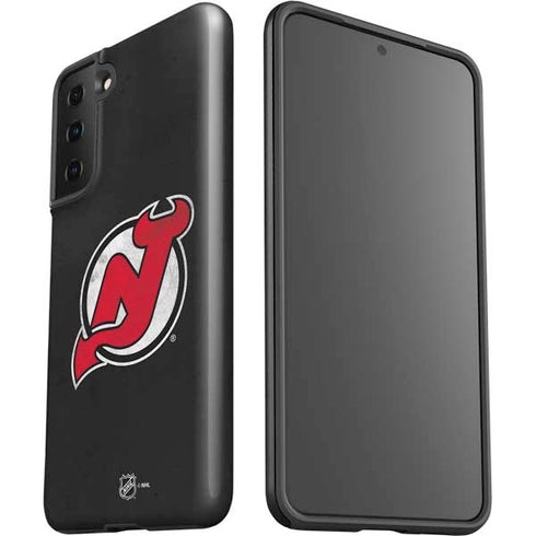 NHL New Jersey Devils Distressed Galaxy S21 Plus 5G Pro Case