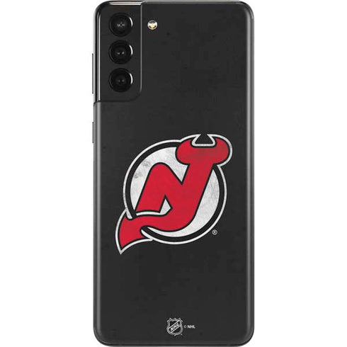 NHL New Jersey Devils Distressed Galaxy S21 Plus 5G Skin