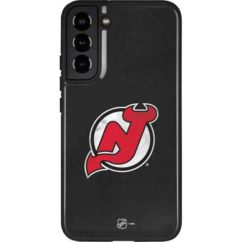 NHL New Jersey Devils Distressed Galaxy S22 Plus Pro Case