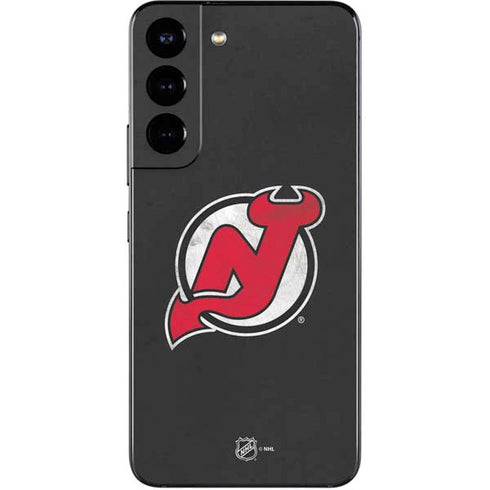 NHL New Jersey Devils Distressed Galaxy S22 Skin