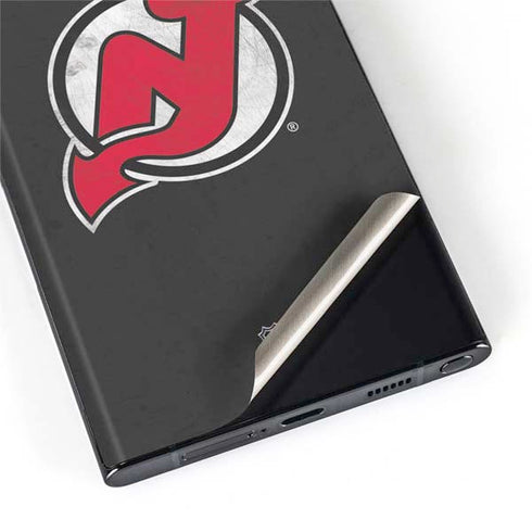 NHL New Jersey Devils Distressed Galaxy S22 Ultra Skin
