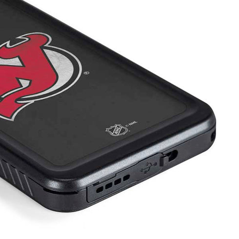 NHL New Jersey Devils Distressed Galaxy S23 Plus Waterproof Case