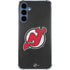 NHL New Jersey Devils Distressed Galaxy S24 Clear Case