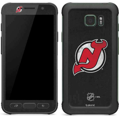 NHL New Jersey Devils Distressed Galaxy S7 Active Skin