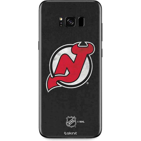 NHL New Jersey Devils Distressed Galaxy S8 Plus Skin