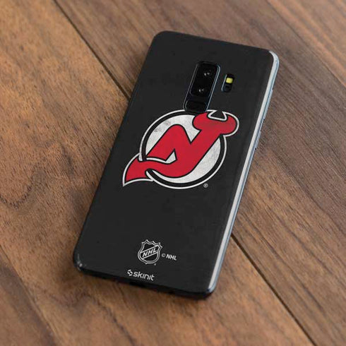 NHL New Jersey Devils Distressed Galaxy S9 Plus Skin