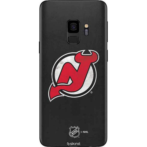 NHL New Jersey Devils Distressed Galaxy S9 Skin
