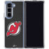 NHL New Jersey Devils Distressed Galaxy Z Fold5 5G Clear Case