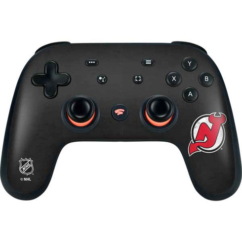 NHL New Jersey Devils Distressed Google Stadia Controller Skin