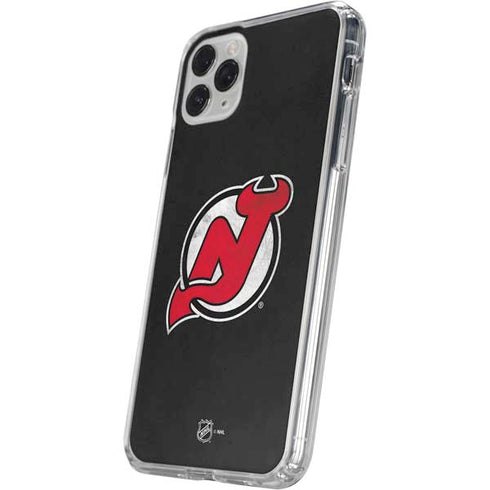 NHL New Jersey Devils Distressed iPhone 11 Pro Clear Case