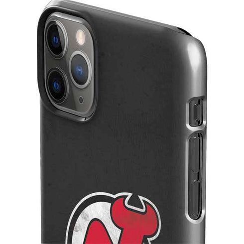 NHL New Jersey Devils Distressed iPhone 11 Pro Max Lite Case