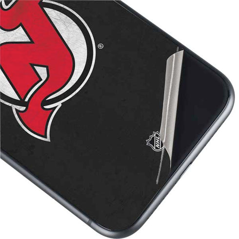 NHL New Jersey Devils Distressed iPhone 11 Skin