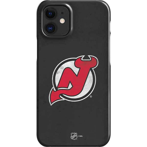 NHL New Jersey Devils Distressed iPhone 12 Mini Lite Case