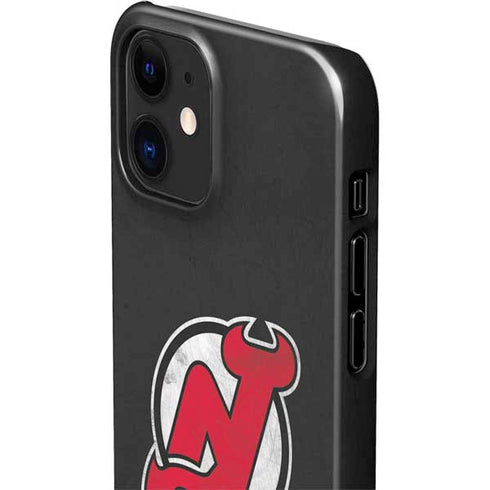 NHL New Jersey Devils Distressed iPhone 12 Mini Lite Case