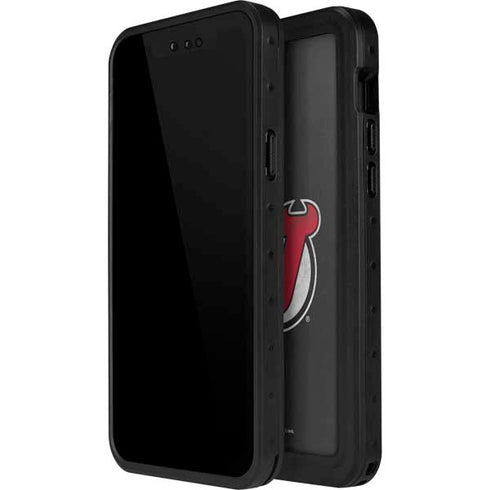 NHL New Jersey Devils Distressed iPhone 12 Mini Waterproof Case