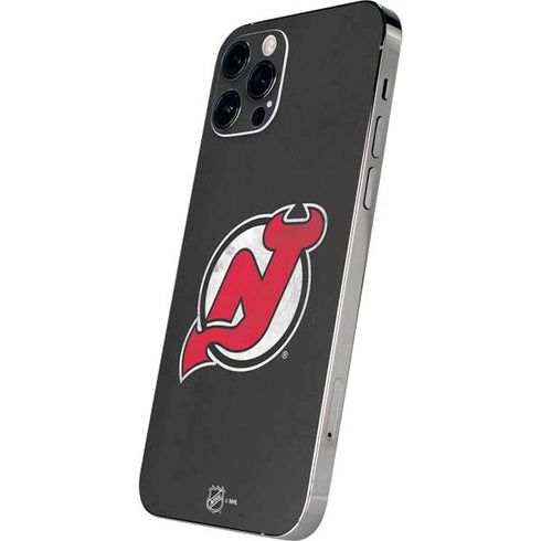 NHL New Jersey Devils Distressed iPhone 12 Pro Max Skin
